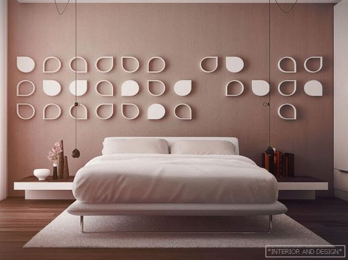 Dizajn spavaće sobe u apartmanu