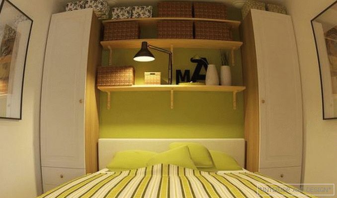 Fotografija dizajna male spavaće sobe