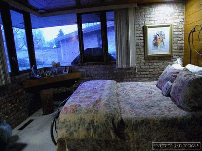 Fotografija spavaće sobe u privatnoj kući