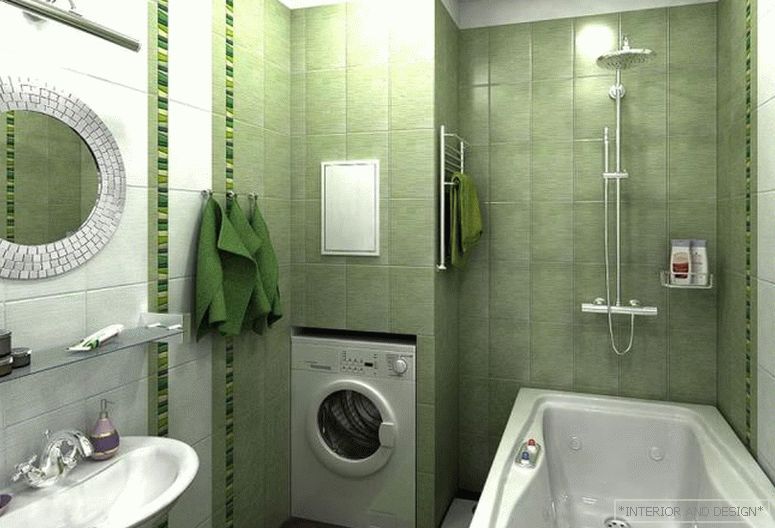 Oblikovanje kupaonice 4 m² M 1