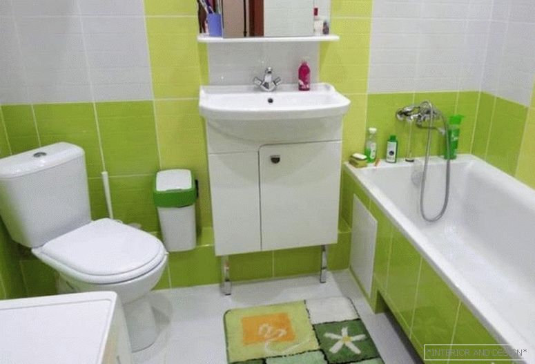 Oblikovanje kupaonice 4 m² M 6