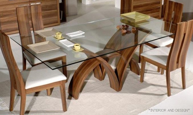 Pravokutni oblik обеденного стола - 3