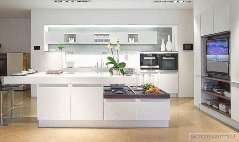 Bijeli dizajn kuhinje 7