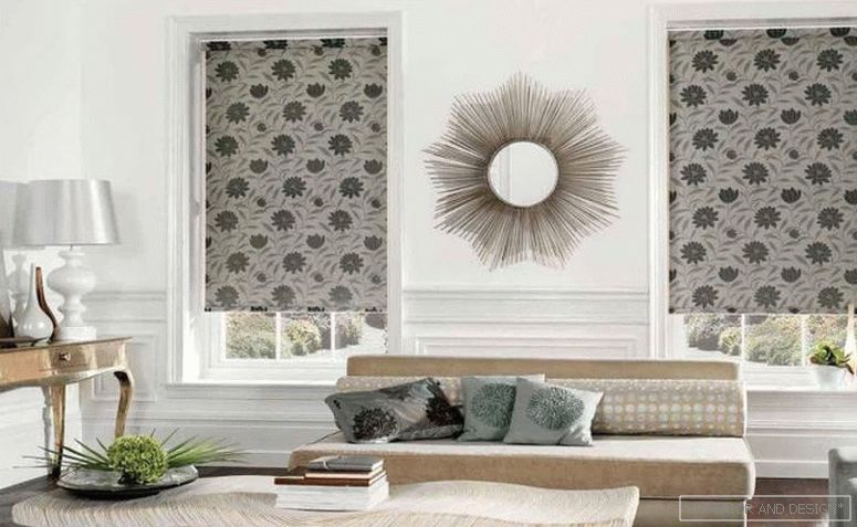 Blinds with print 6