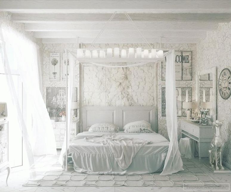 Zavjese za spavaću sobu u stilu Provence 3