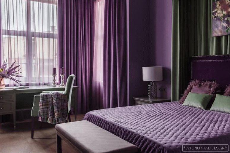 Purple zavjese za spavaću sobu 5