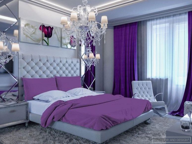 Purple zavjese za spavaću sobu 6