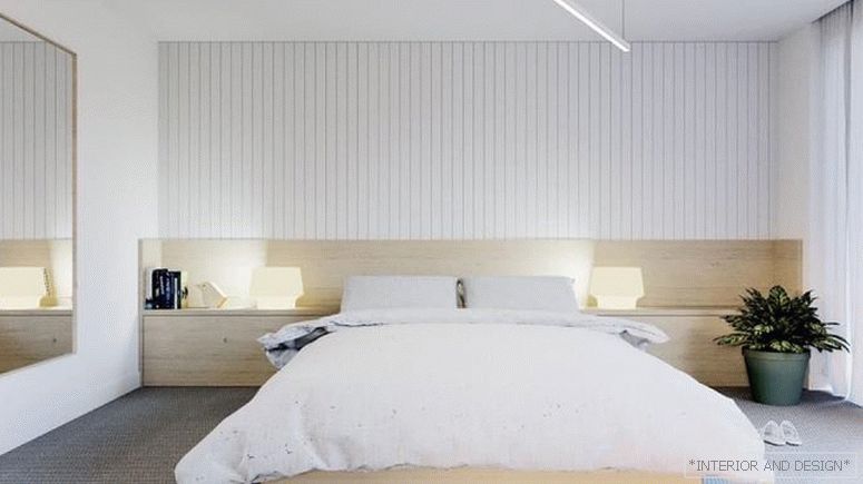 Zavjese za spavaću sobu u stilu minimalizma 1