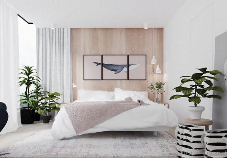 Zavjese za spavaću sobu u stilu minimalizma 2